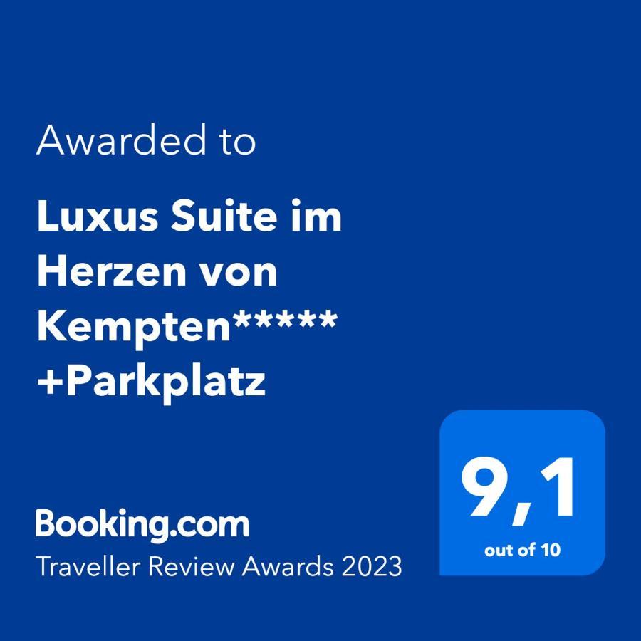 Luxus Suite Im Herzen Von Kempten***** +Parkplatz Екстериор снимка